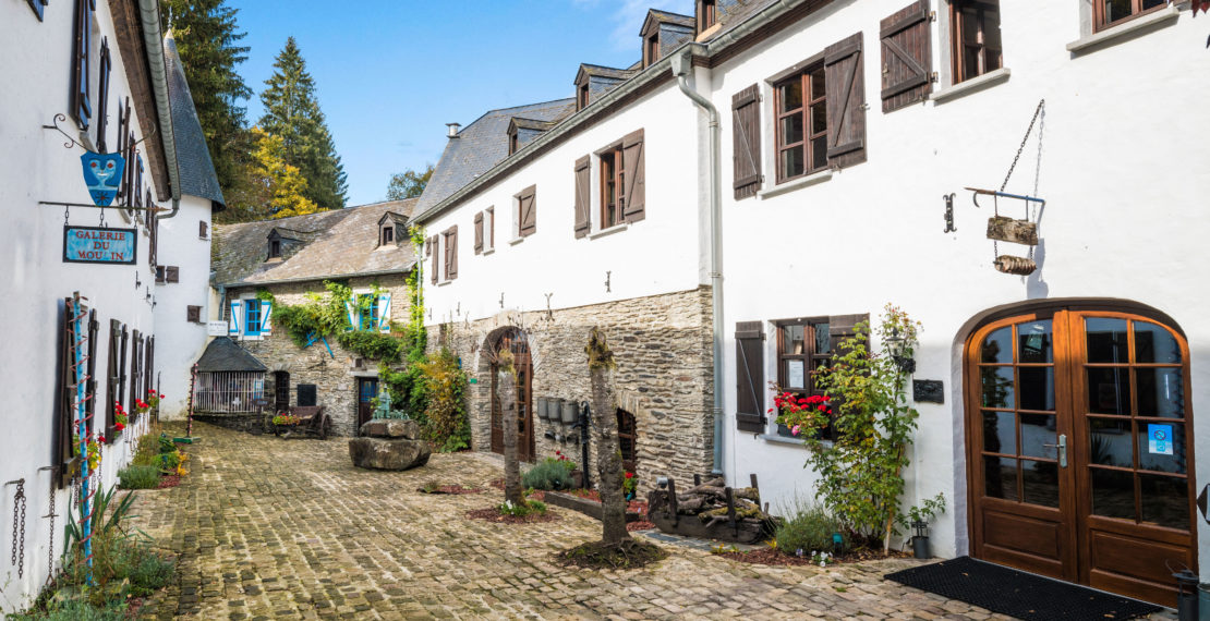 Inner courtyard of the hotel
