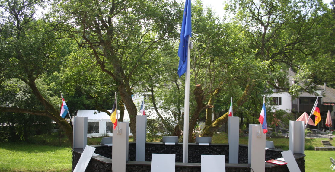 European flags exhibition